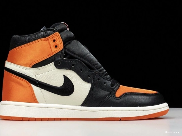 Reps TB Jordan Backboard Retro Shattered AV3725-010 Womens Air 1 Satin 0731